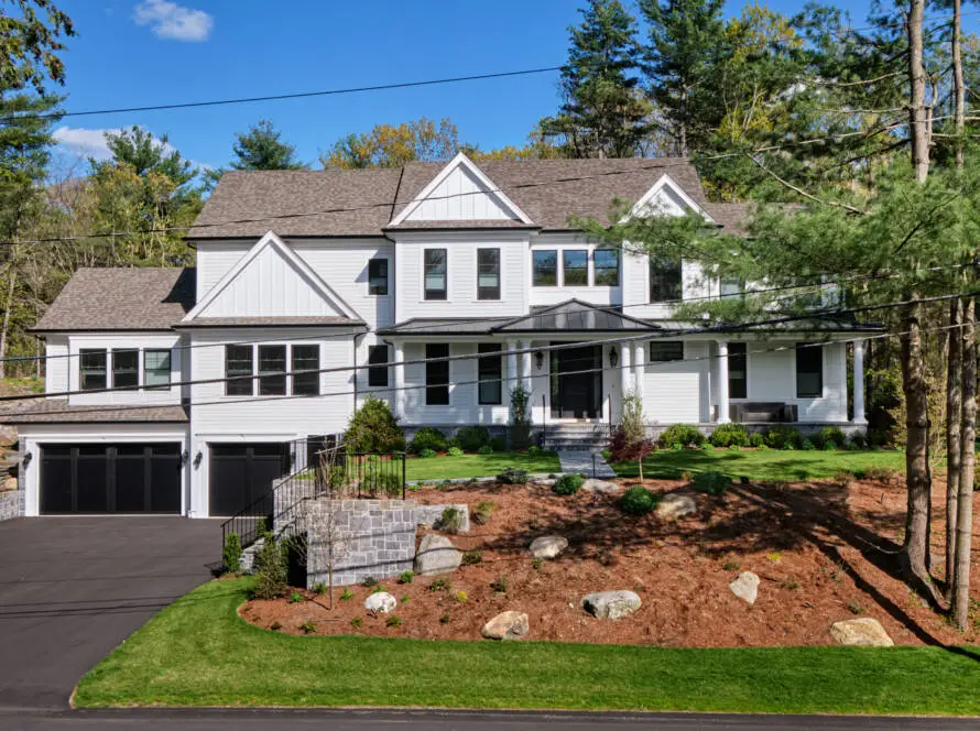 Suburban street in MetroWest Boston - exterior painting service area